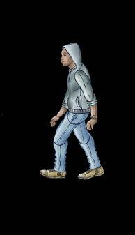 成人带孩子走路视频素材,温馨步行时光回顾